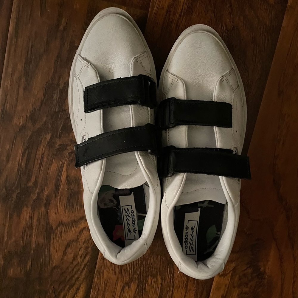 White Adidas sneakers
